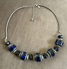 Laura Ashley Blue Gold Silver