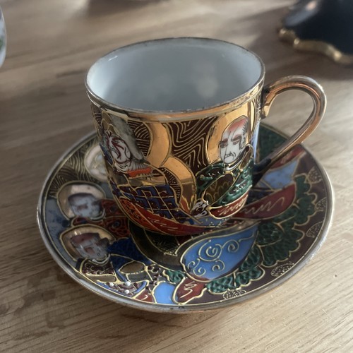 Vintage satsuma gold porcelain - satsuma,