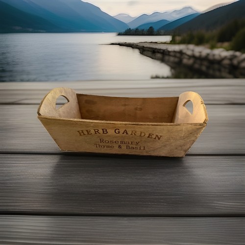 Wooden garden herb - garden,