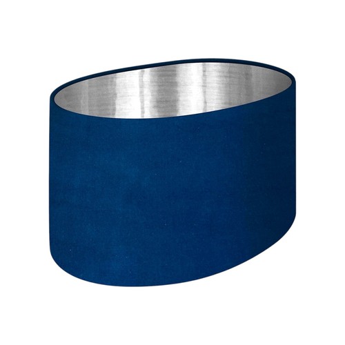 Lampshade teal blue velvet - lampshade,