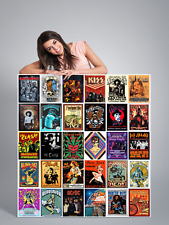 ROCK MUSIC CONCERT POSTERS