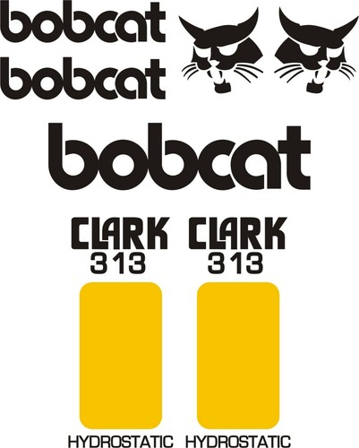 Bobcat clark 313 skid loader - skid,