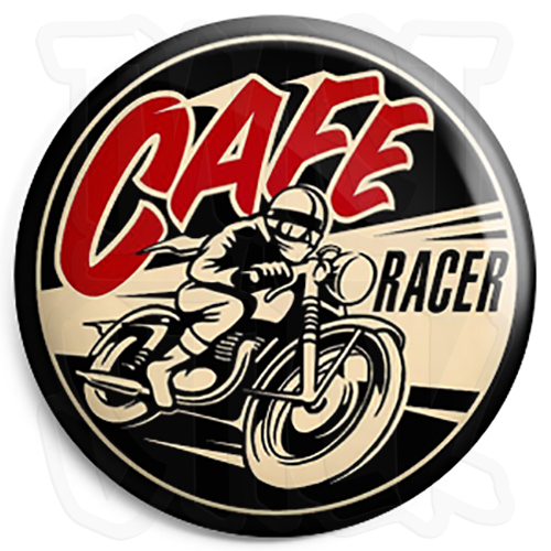 Cafe motorbike racer - racer, 25mm