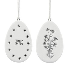 Ceramic Easter Egg Happy
