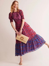 BODEN NWT Smocked Cuff Maxi