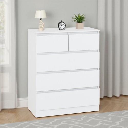 Modern white chest - modern, drawers