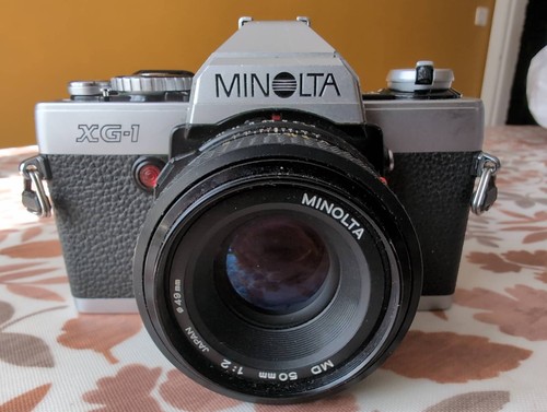 Minolta camera with - minolta, xg-1
