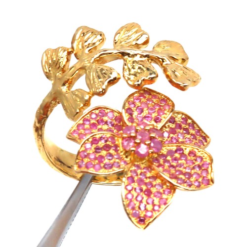 Natural pink sapphire orchid - pink,