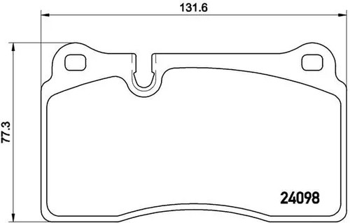 Brake pads 116 - brembo, for
