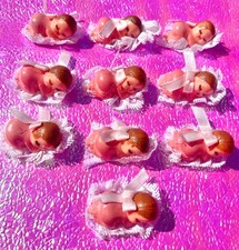 Vintage Sleeping Baby Doll Figure Toys ( Dolls House Miniature )