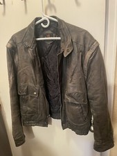 Tour King Leather Jacket/Vest Combo Brown Made In Korea