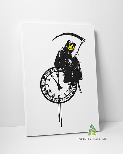 Banksy grim reaper graffiti - reaper,