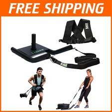 Premium Adjustable Weight Pull Sled for Full-Body Speed and Strength Training