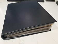 BLACK VINYL GERMAN RING BINDER WITH 150+ 1966 - 1985 AUSTRIA FIRST DAY COVERS