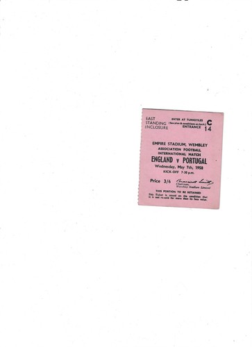 Ticket england portugal - ticket,