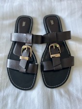 ZARA WOMAN  DOUBLE-STRAP FLAT