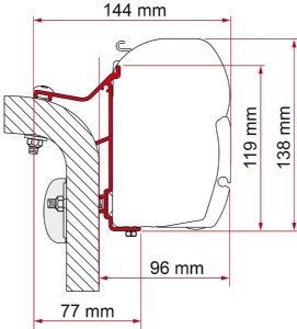 Fiamma f45 adapter kit hymer - f45,