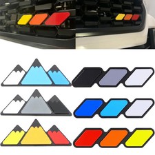 3 Colors Grille Badge Emblem