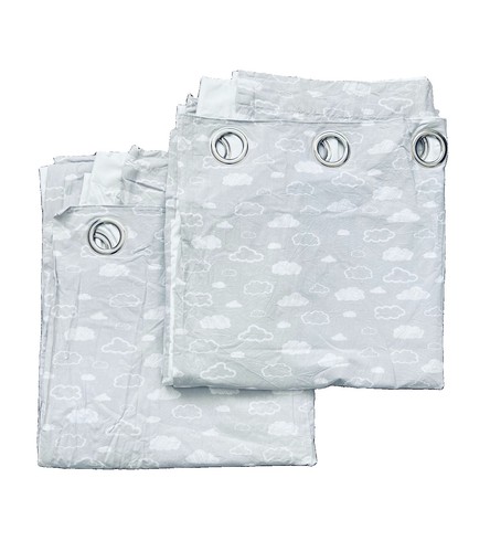 Dunelm grey cloud eyelet lined - dunelm,