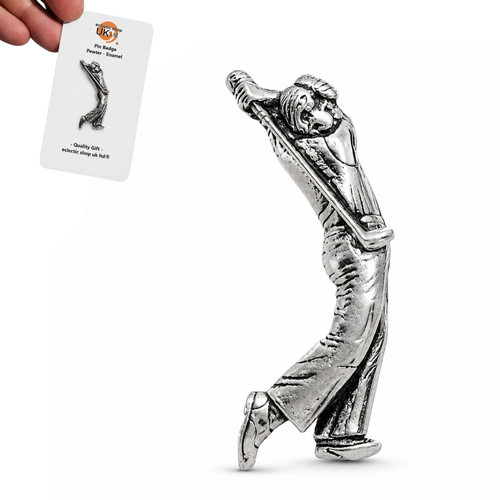 Golf pin badge - golf,