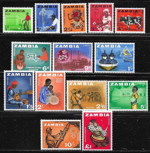 Zambia scott 17 - scott, mnh