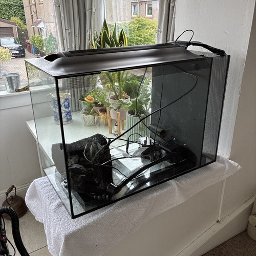 Fluval aquarium black - aquarium, black.