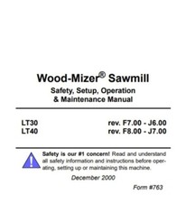 1997 - 2003 Woodmizer LT 30 40