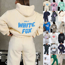 UK Women Girls Boutique Tracksuits 2PCS Hooded Hoodies Casual Top Pants*