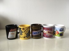 Retro Confectionary Mugs - Mars, Snickers, Jelly Babies, Cadbury, Buttons
