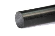 Acetal POM-C (Delrin) Plastic Rod | All Diameters | 245 - 1000mm Lengths | Black