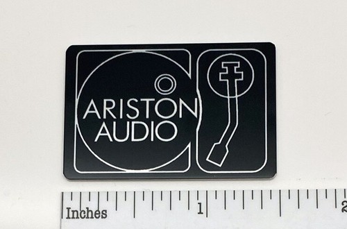 Ariston audio turntable badge - audio,