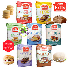 IRISH NEILLS FLOUR 1.5kg FROM IRELAND Self Raising Plain Cake Scone Wheaten Farl