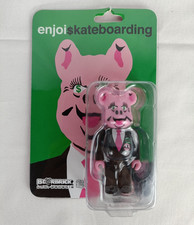 RARE Be@Rbrick 100% Enjoi Skateboarding Corporate Pig Medicom Toy Bearbrick 2009