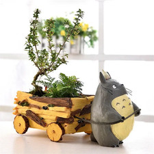 Studio Ghibli My Neighbor Totoro Wheelbarrow Planter Retired Rare Collectable