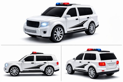 Police car toy vehicle lights - car,