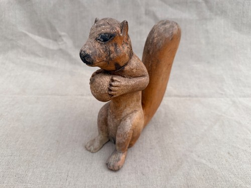 Vintage hand carved wooden - vintage,