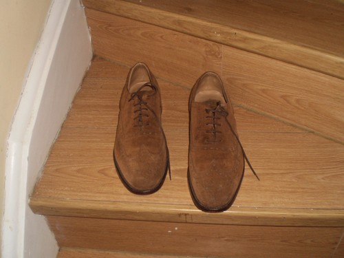 Loake tweed mens suede brogue - loake,