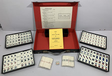 Mah Jong Full Set Tiles Black