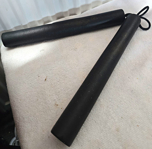 Black foam nunchaku - black,