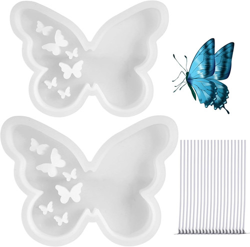 2pcs butterfly silicone - butterfly,