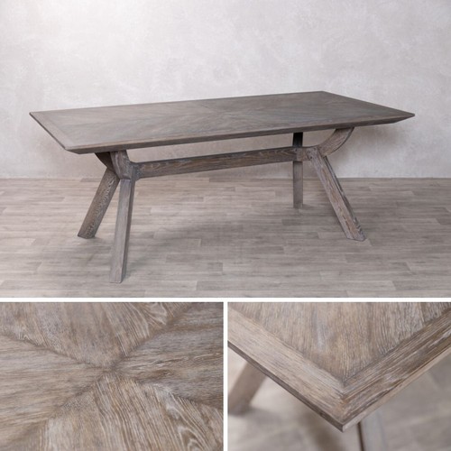 Wooden herringbone dining - wooden,