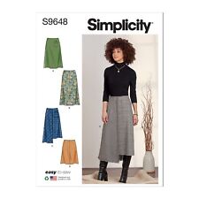 SIMPLICITY 9648 MISSES SKIRTS Sewing Pattern Sizes 8-16 & 16-24 Skill: EASY