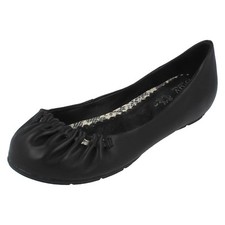 Ladies Gluv Black leather slip