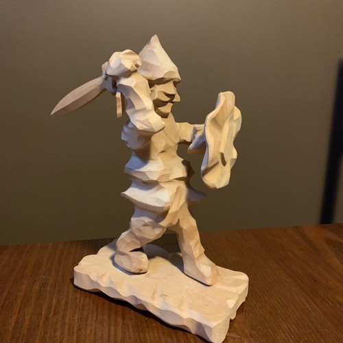 Vintage ooak hand carved - vintage,