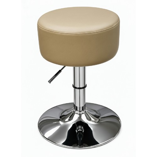 Low bar stool - low, cream