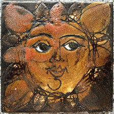 CHELSEA POTTERY "SUN FACE"
