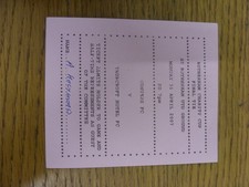 30/04/2007 Ticket: Rotherham