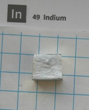 10 gram 99.995% Indium metal nugget element 49 sample