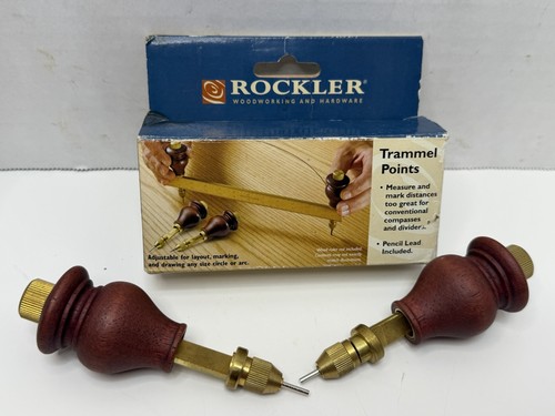 Rockler trammel points set - trammel,
