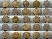 Halfpennies George V selected